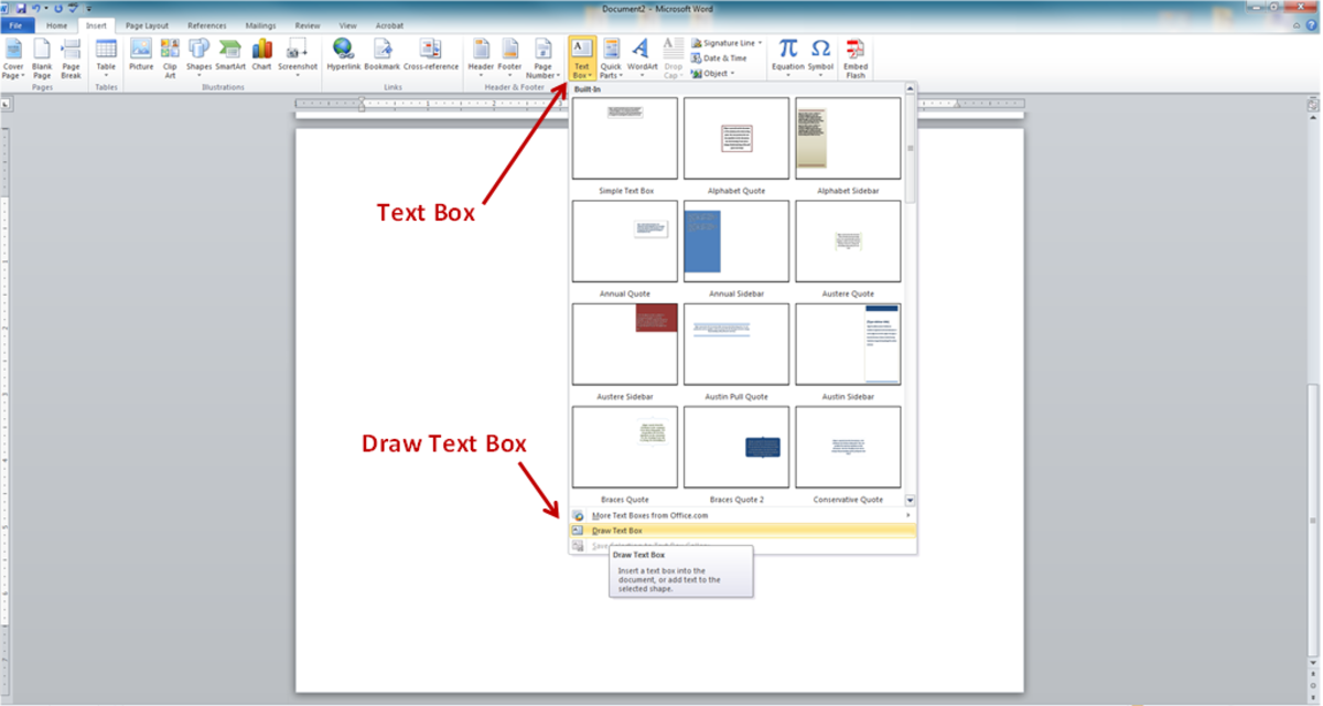 microsoft word insert image in textbox