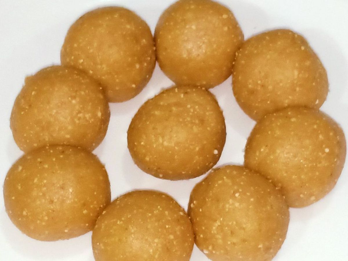 Moongfali (Peanut) Ladoo Recipe for the Ganesh Chaturthi Festival