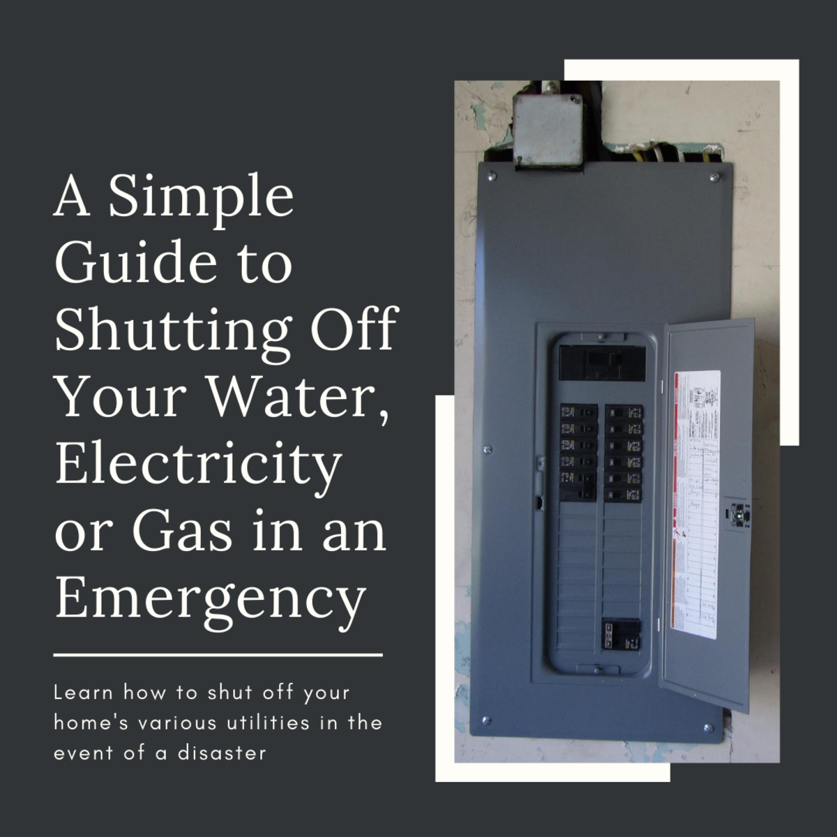 How to Shut Off Your Home's Utilities in an Emergency Dengarden