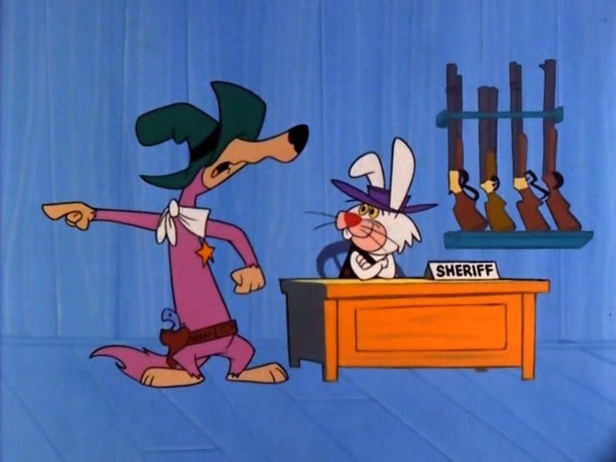Ricochet Rabbit (right) and his deputy Droop-a-Long.