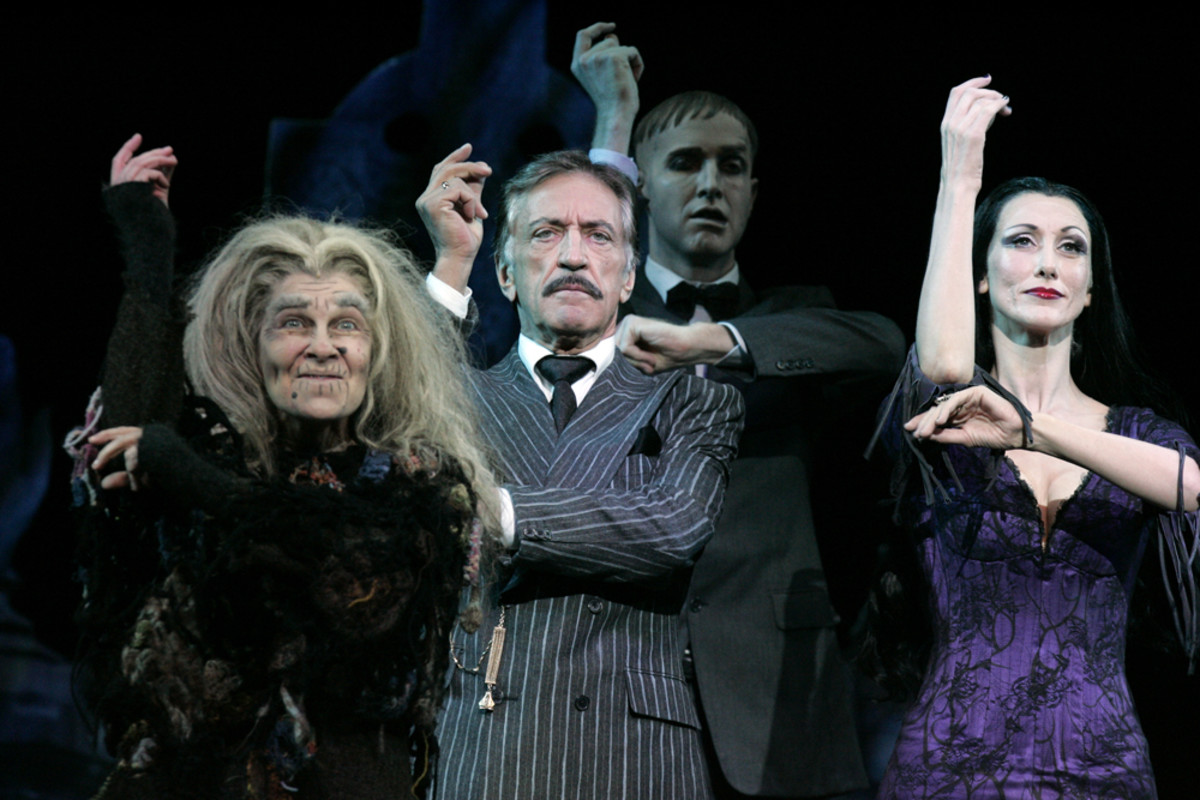 Gomez Addams in the Broadway show based on the famous characters.