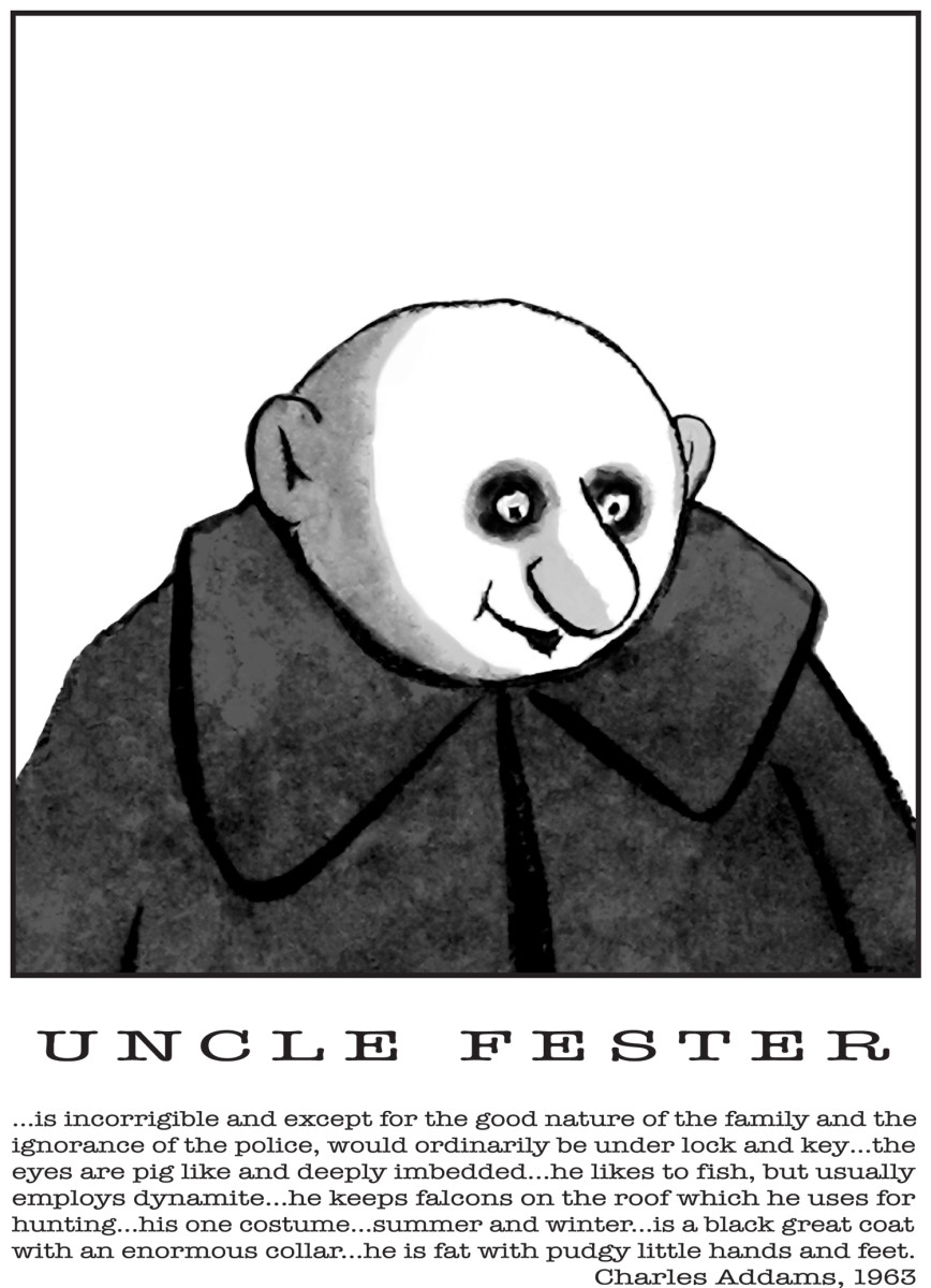 Uncle Fester in his purist form.