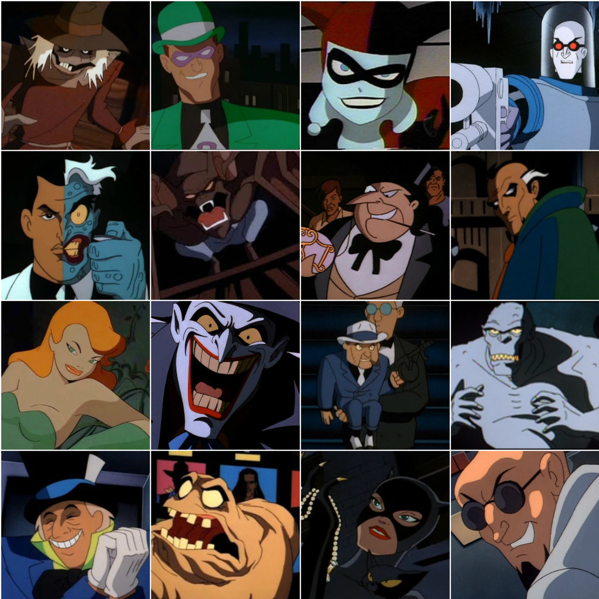 Rogues' Gallery of Batman villains.