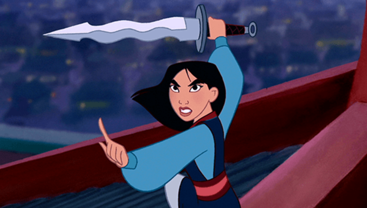 Mulan embraces who she really is.
