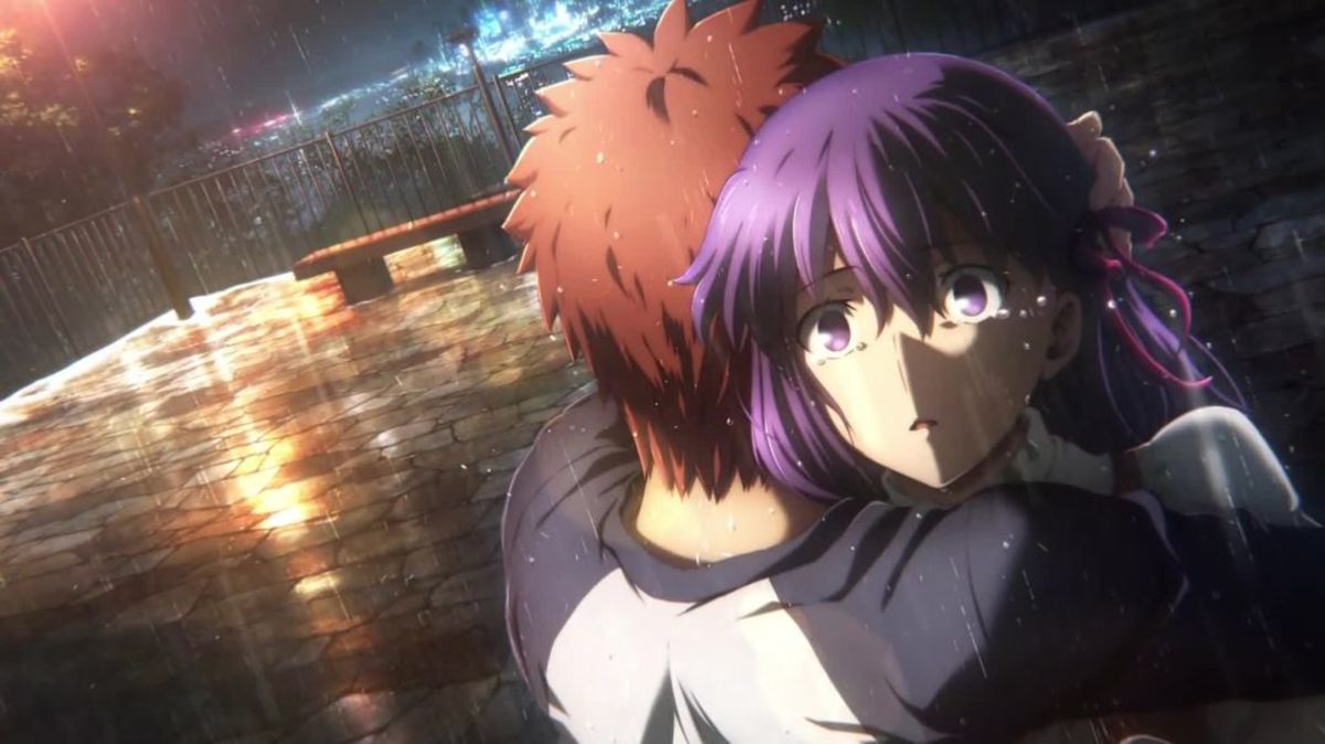 Shirou and Sakura together in Fate/Stay Night: Heaven's Feel II: Lost Butterfly.