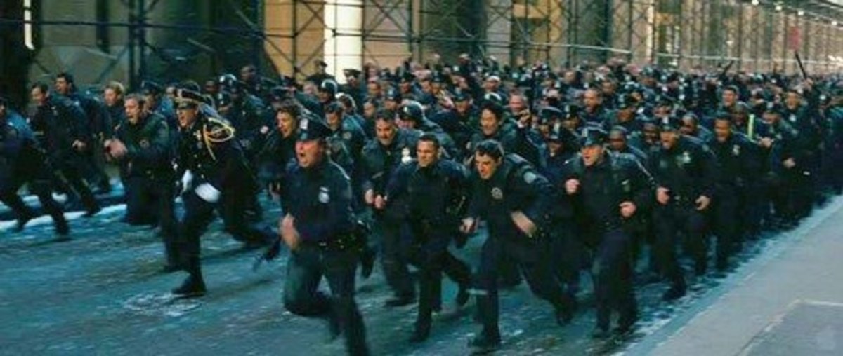 The Police vs. The League of Shadows in The Dark Knight Rises