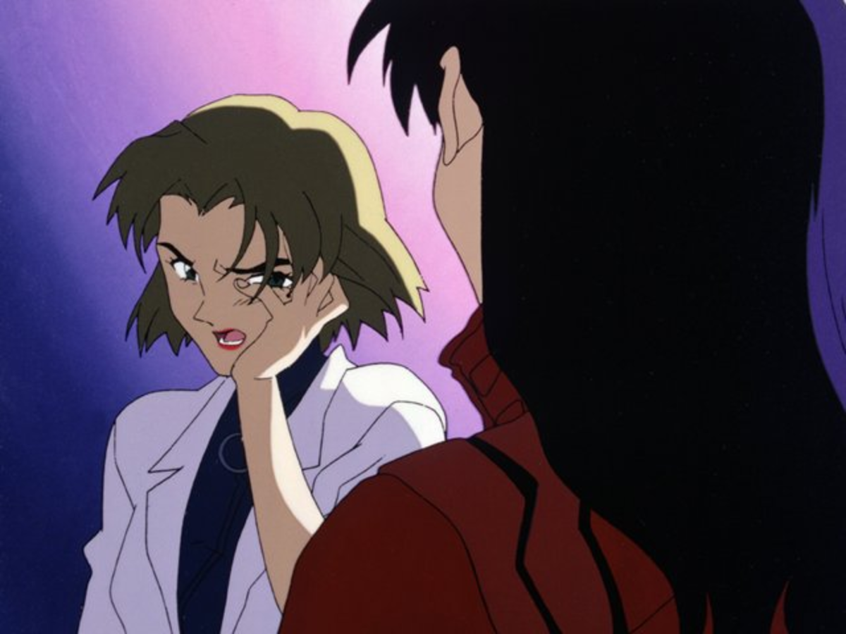 character-discussion-misato-and-ritsuko