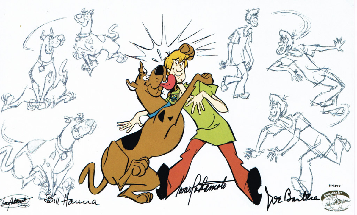 Iwao Takamoto was responsible for the character designs of Scooby and the rest of the characters.