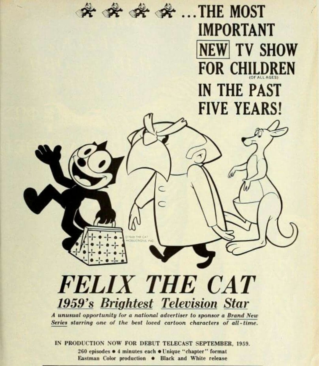 "Felix the Cat" (1959) Reviving a Cartoon Star With a Magic Bag of Tricks ReelRundown