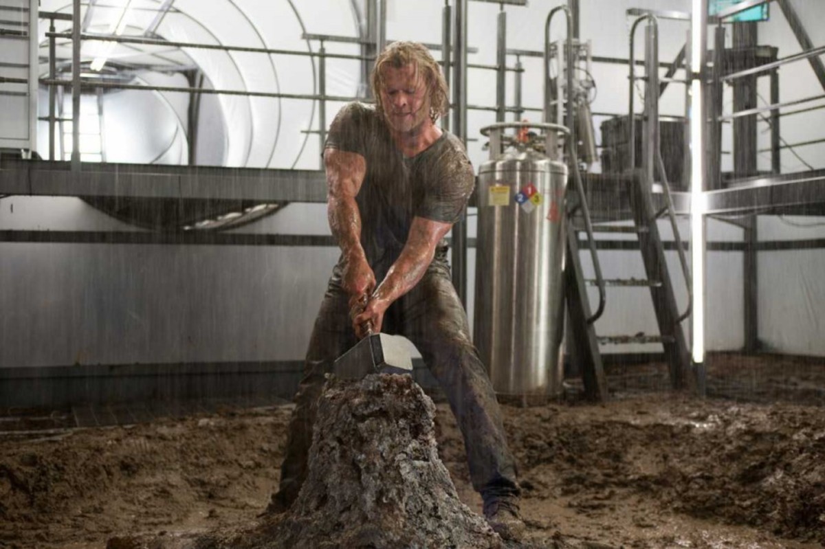Hemsworth's physique should have gotten second billing...