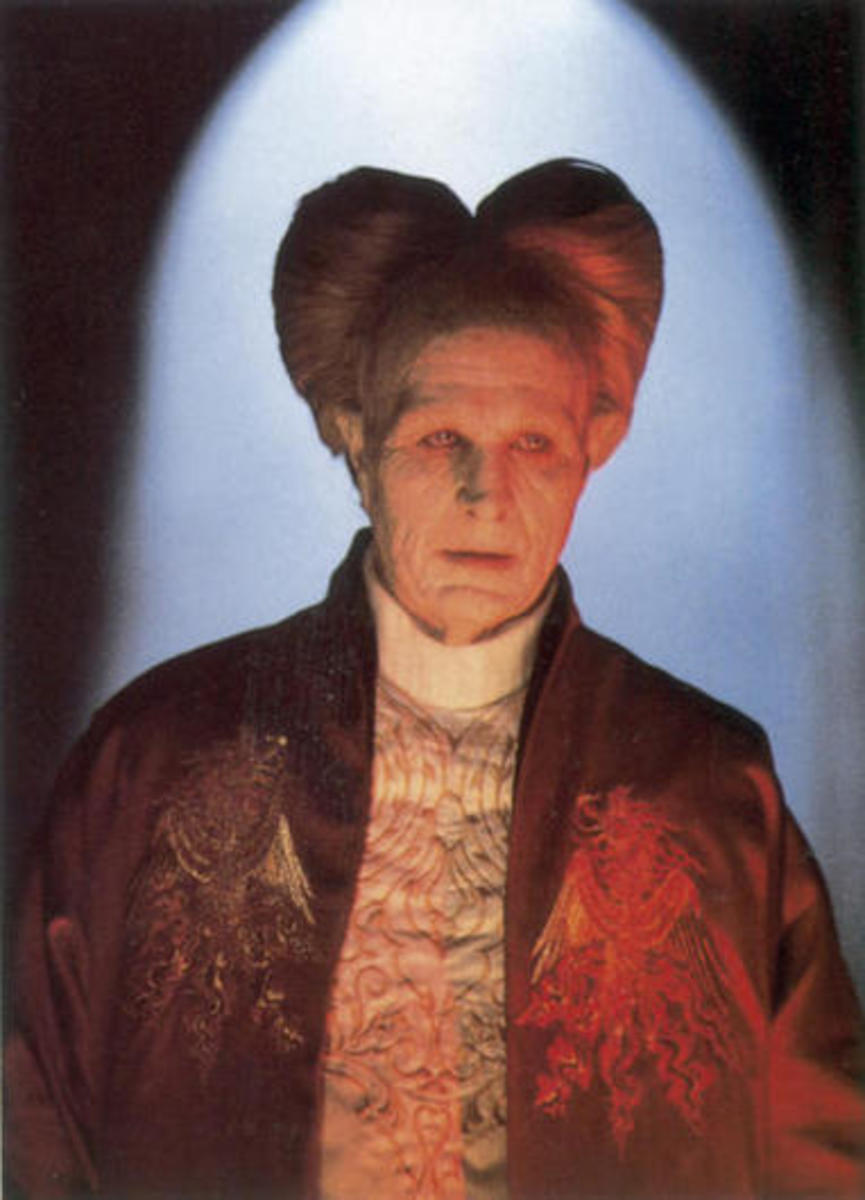 Gary Oldman's appearance in Francis Ford Coppola's "Dracula" is a frequent target of the film, although not that successfully.