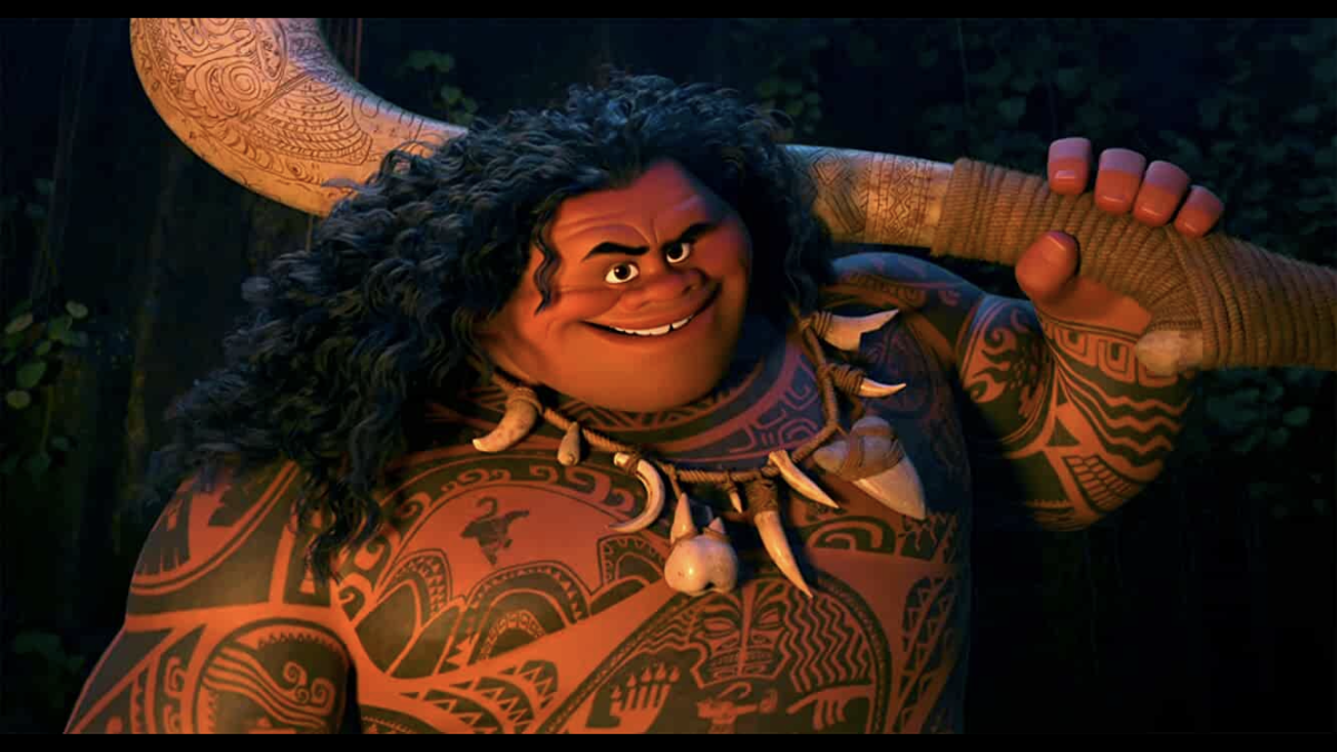 I really enjoyed how Maui was portrayed in this movie.