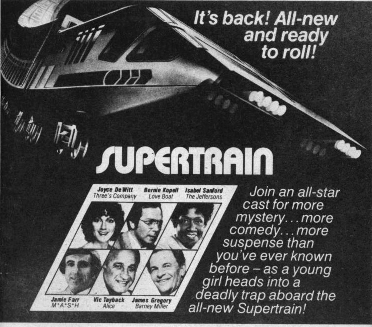 Vintage TV Guide Ad: Supertrain