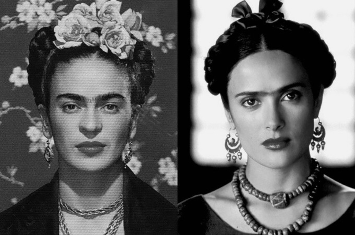 Frida Kahlo & Salma Hayek.