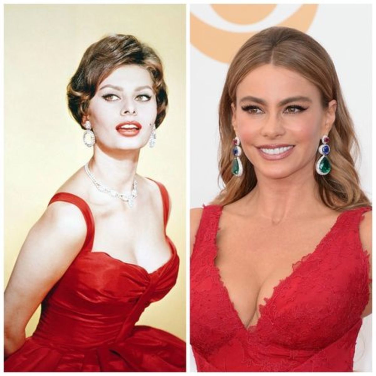 Sophia Loren & Sofia Vergara.