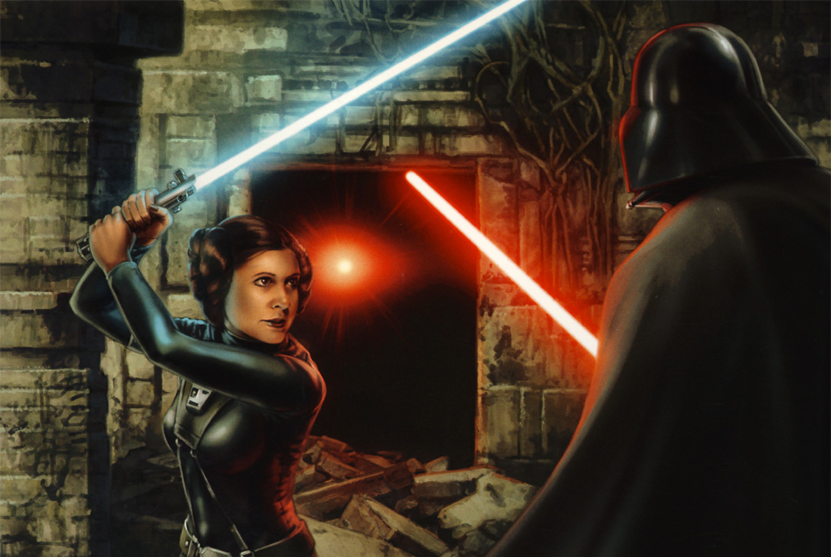 Leia vs Darth Vader on Mimban