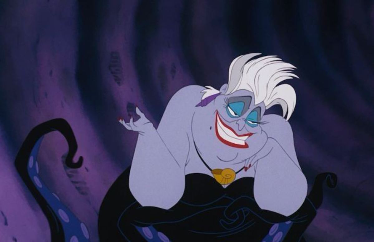 Ursula in "The Little Mermaid"