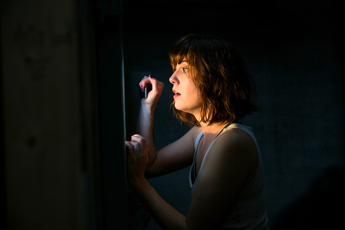 Michelle in "10 Cloverfield Lane" uses her gut to make numerous survival decisions.