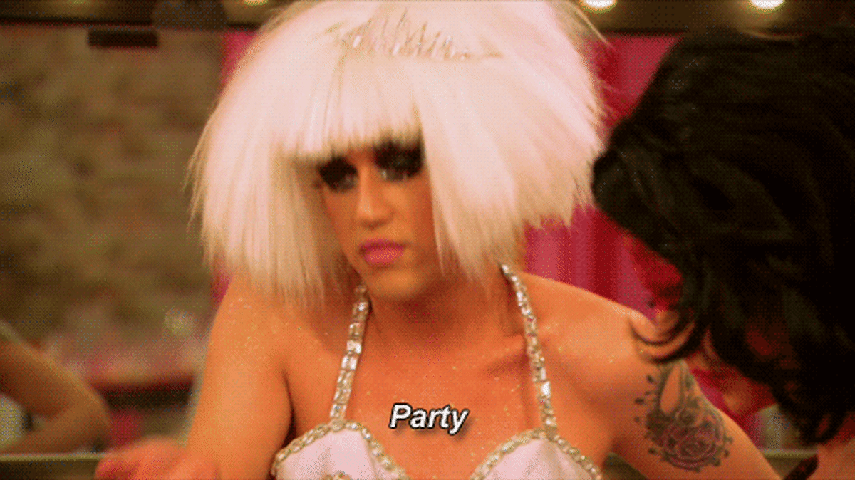 We couldn't escape Adore Delano saying "party!" during Season 6.