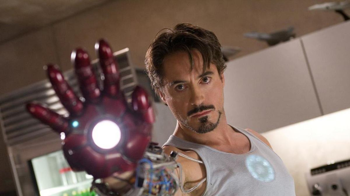 Robert Downey Jr. as Iron Man. 