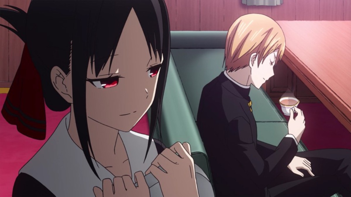 Both Kaguya and Shirogane muse about the rumor of them dating, each smugly thinking about when the other will confess their feelings.