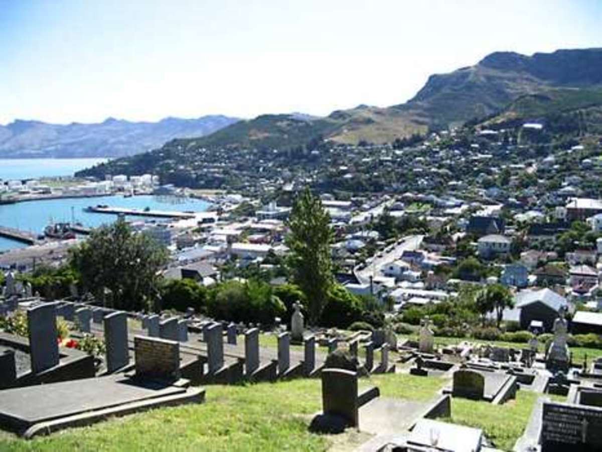 Lyttelton, New Zealand cemetery from The Frighteners