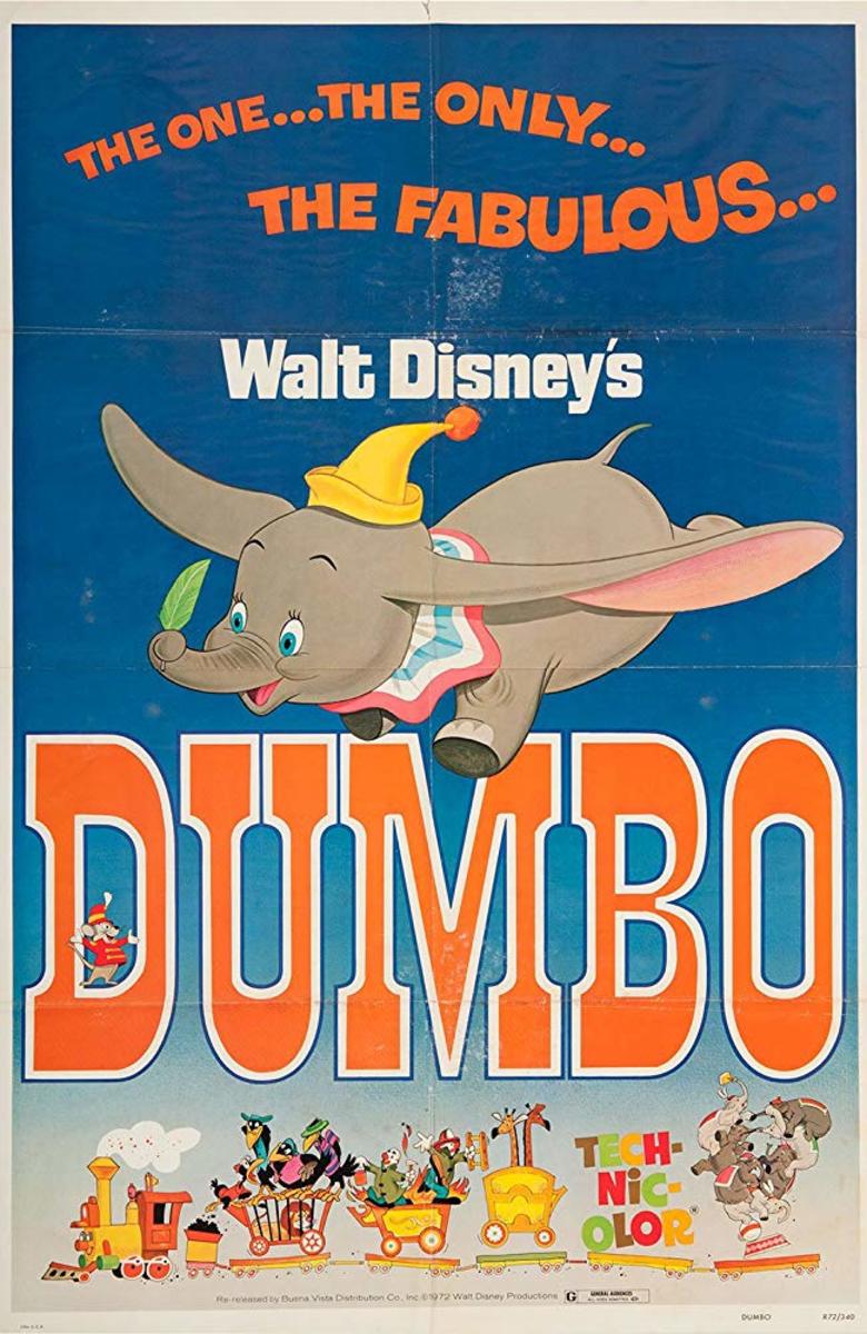 A poster for the original animated "Dumbo."