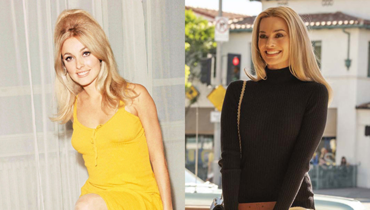 Margot Robbie playing Sharon Tate in Once Upon a Time in Hollywood. 