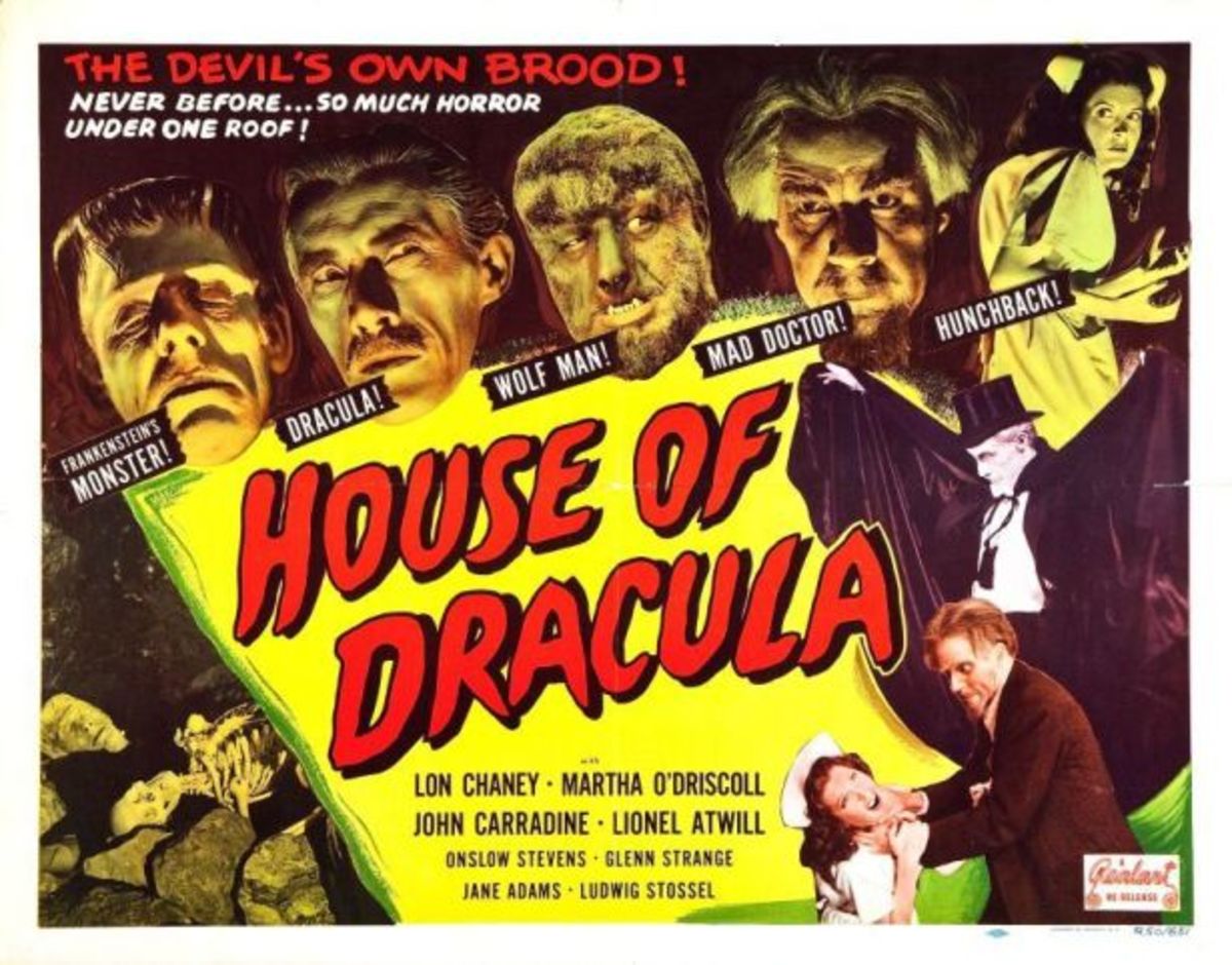 4. "House of Dracula" promotional art.
