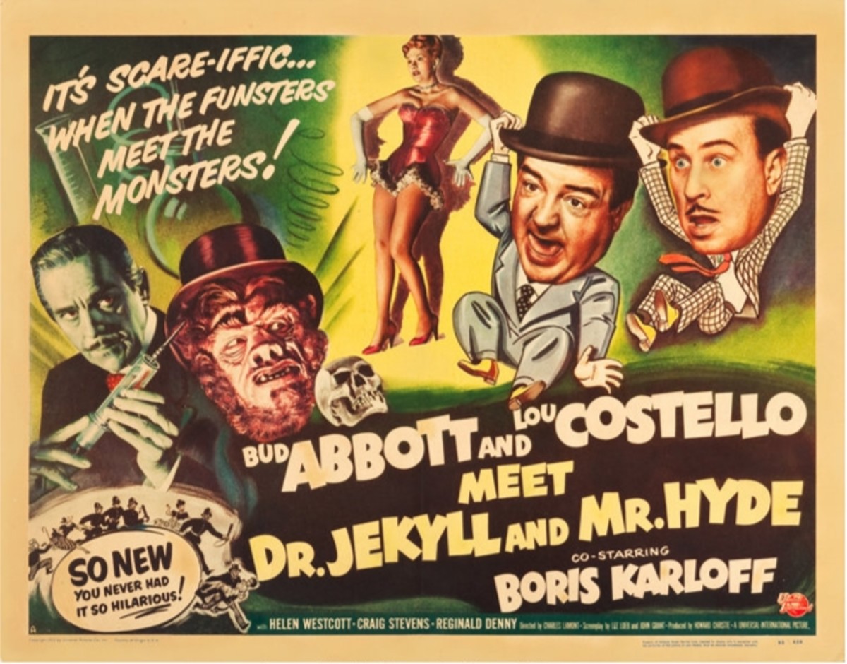 7. "Abbott and Costello Meet Dr. Jekyll and Mr. Hyde" promotional art.