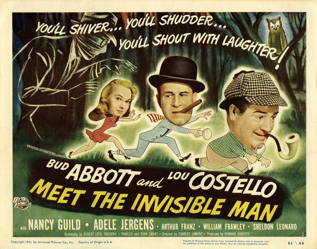 6. "Abbott and Costello Meet the Invisible Man" promotional art.