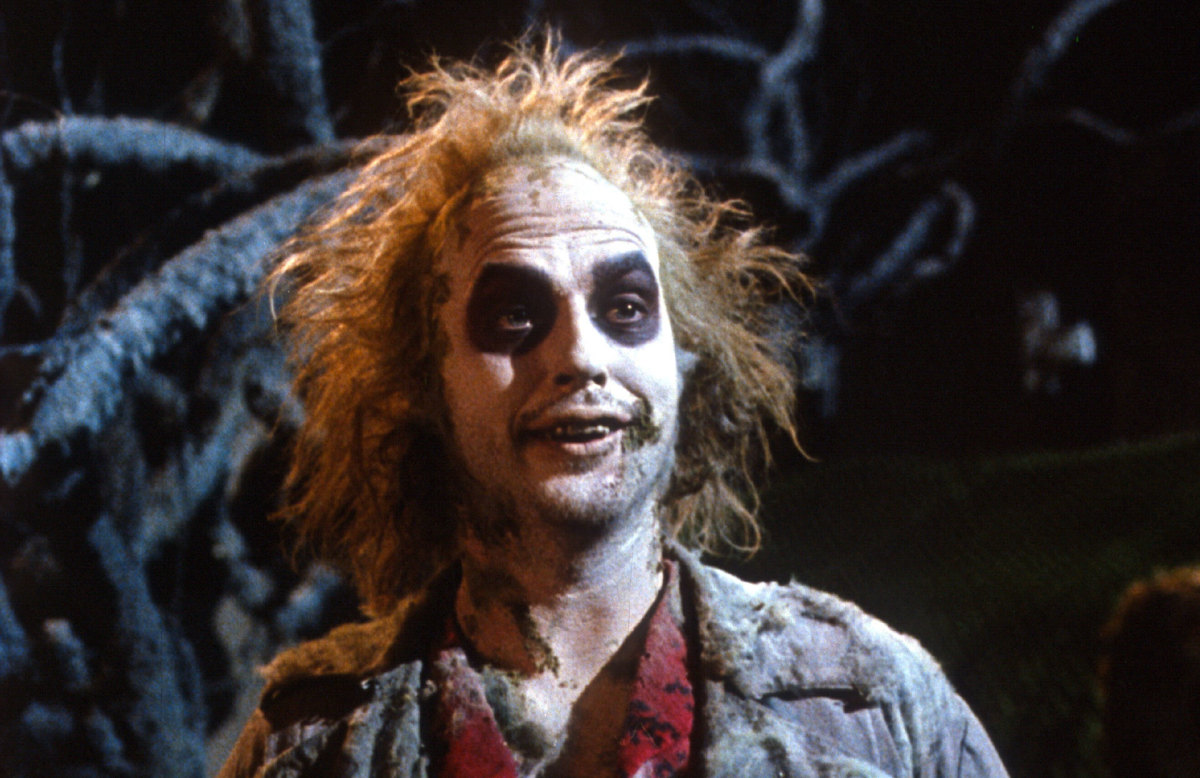 Michael Keaton as the titular character in Beetlejuice. 