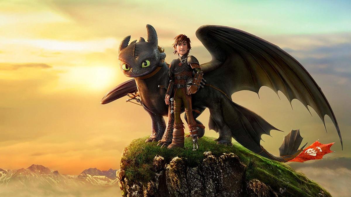 Hiccup (Human) and Toothless (Dragon)