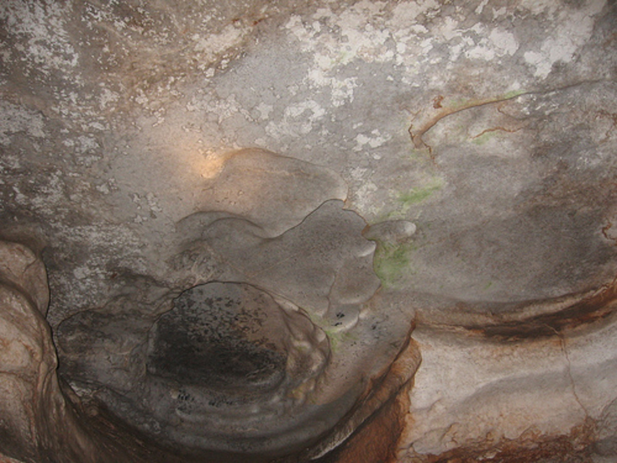Oklahoma Caves: Selenite and Gypsum formations in Alabaster Caverns State Park