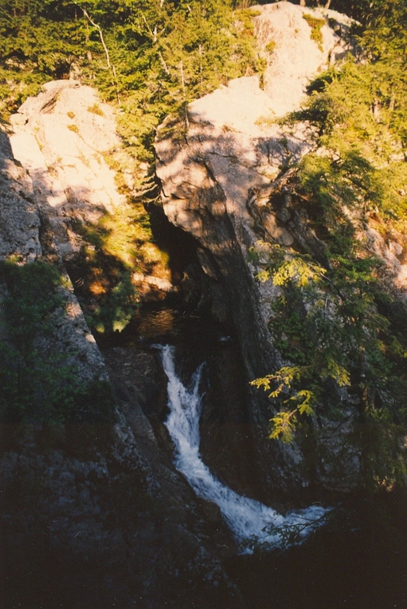 The Falls of Lana near Brandbury State Park. 