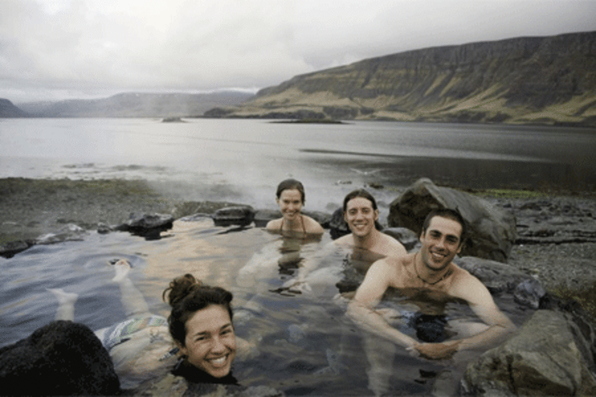 Swimming in Iceland, no matter the temperature outdoors!