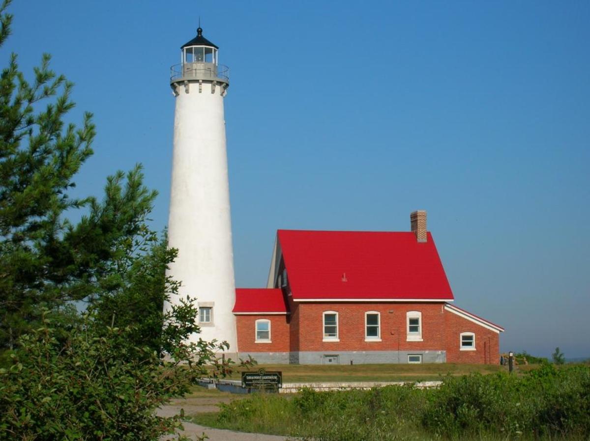 Tawas Point Lighthouse on Lake Huron, Michigan