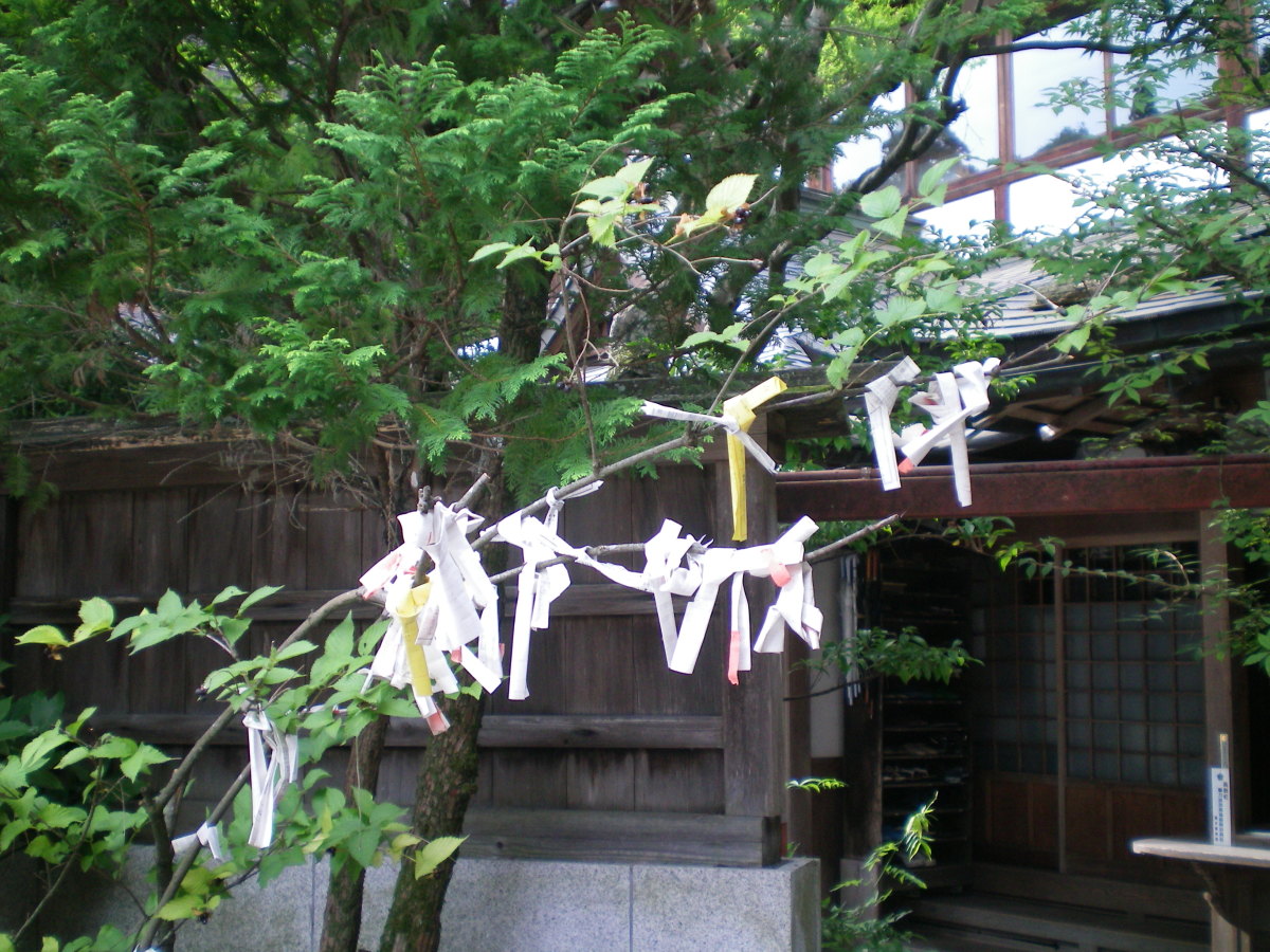 A prayer tree in Kobo Daishi's temple complex