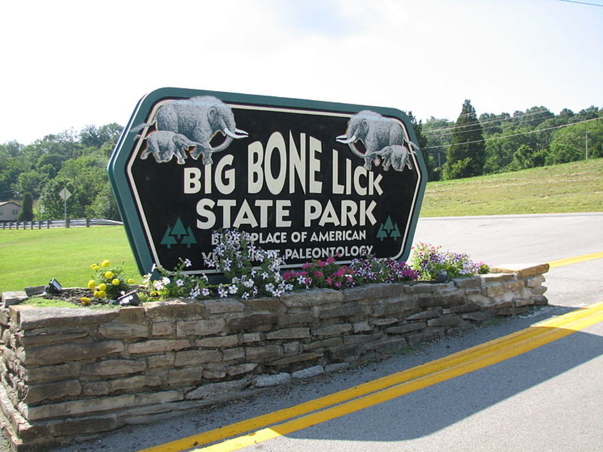 Big Bone Lick State Park Sign 