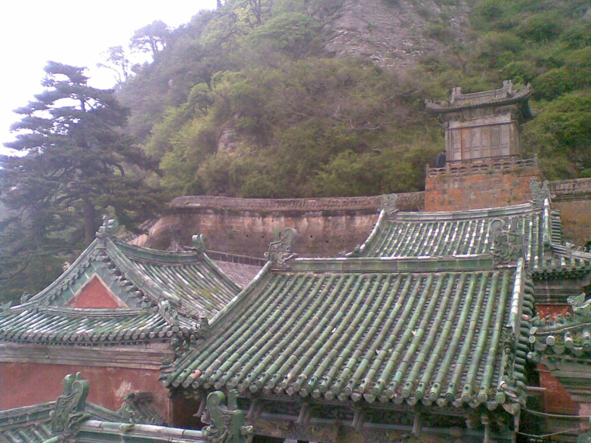 View of the temple leading to the Golden Roof