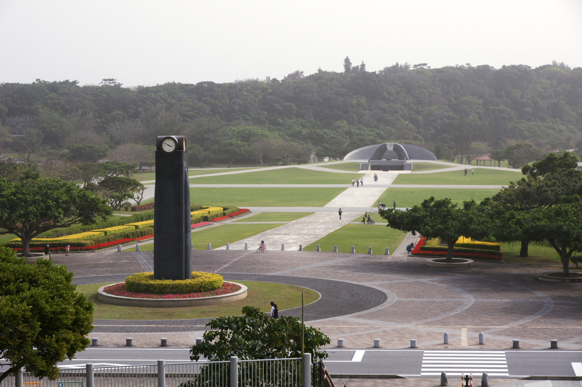 Okinawa Heiwakinen Memorial Park in Itoman and Yaese, Okinawa.