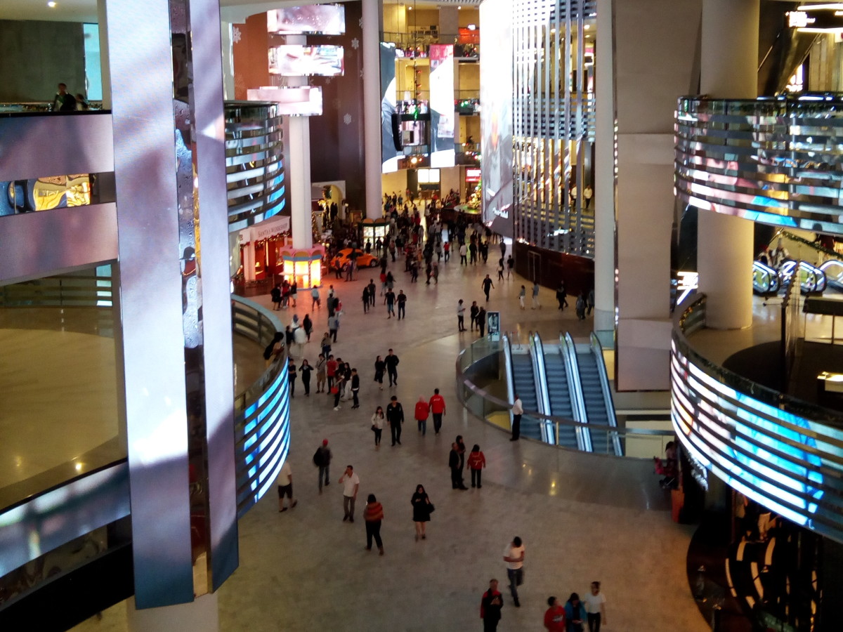 Shopping complexes are huge in Genting.