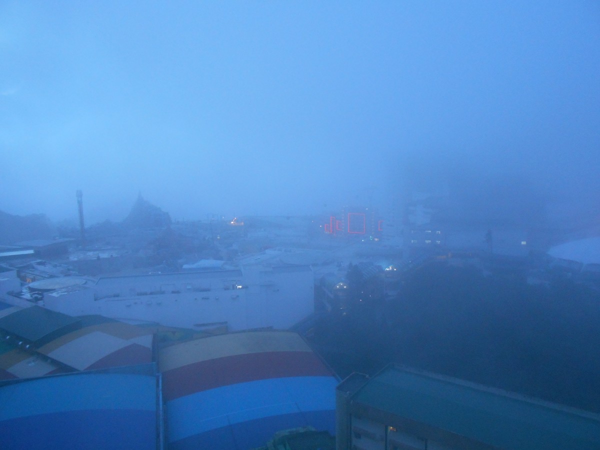 Foggy morning in Genting Highlands.