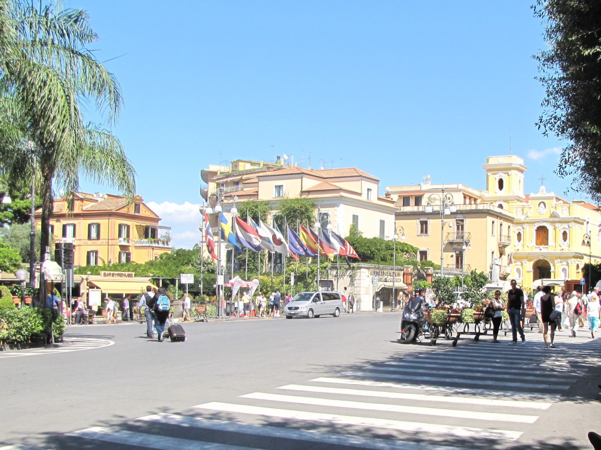 Piazza Tasso - the heart of Sorrento