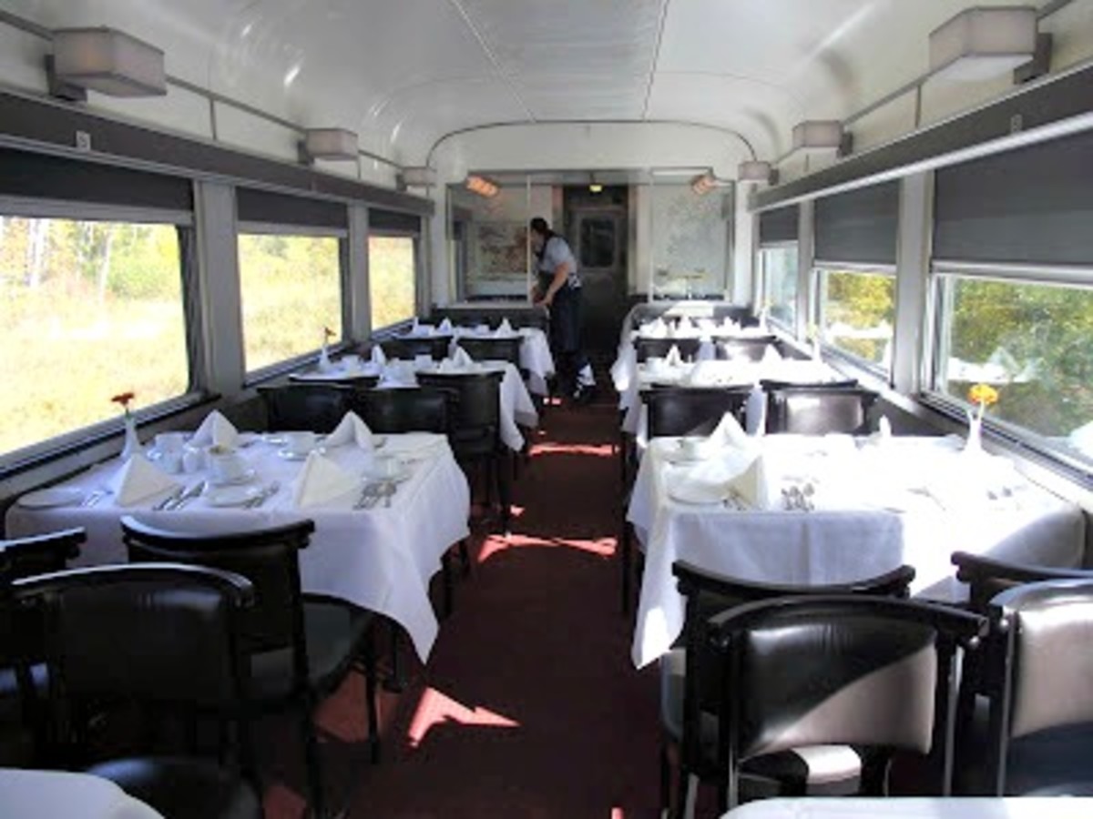 The dining car