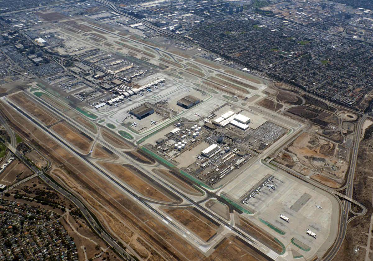 Aerial View of Los Angeles International Airport