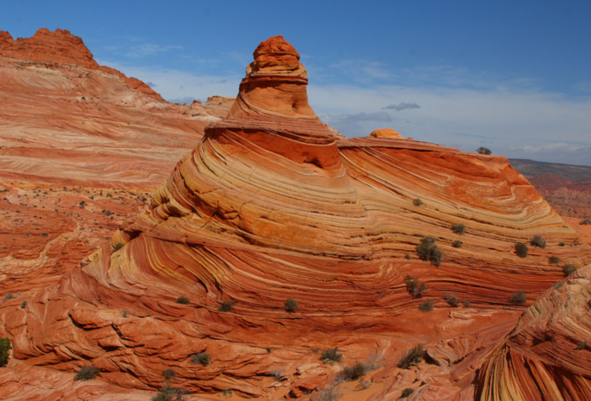 The Wave Rock, Arizona, USA