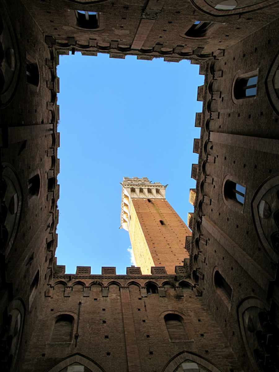 From the courtyard of the Palazzo Pubblico
