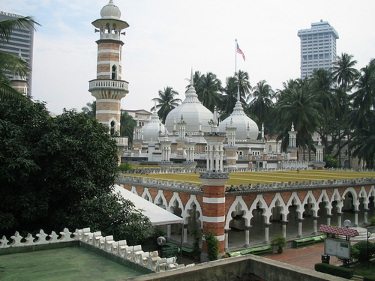 Jamek Mosque, one of the oldest mosques in Kuala Lumpur