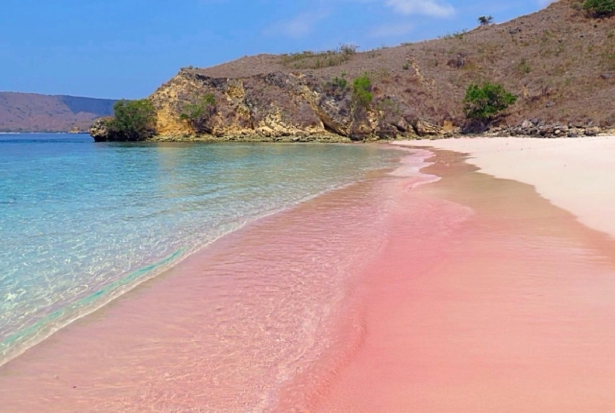 This is the pink beach on Great Santa Cruz Island in Zamboanga City, currently listed as one of the most beautiful pink beaches in the world.